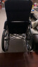 怡辉（YIHUI）轮椅瘫痪老人专用出行轻便折叠可躺带坐便器可大小便扶手可掀YY02 实拍图