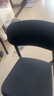 德旭椅子靠背凳子塑料办公椅可叠放餐椅家用小椅子宜家同款餐厅休闲椅 黑色【食品级熟胶·承重550斤】 实拍图