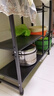 全品屋厨房用具置物架落地多层多功能层架收纳家用水果蔬菜篮子储物货架 【三网四层】90*32*108cm 加厚材质 实拍图