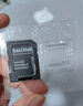 闪迪（SanDisk）256GB TF(MicroSD)内存卡 4K极速金卡A2 V30 U3行车记录仪 运动相机无人机 监控存储卡 读190MB/s 实拍图