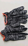 汽修维修白加丝黑加丝耐磨劳保透气棉线手套批发干活工地劳动手套 黑色 1双装 实拍图