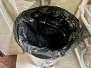 e洁抽绳垃圾袋黑色40*45cm155只1.3丝家用手提免撕塑料袋小号加厚 实拍图
