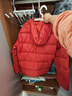 伯希和（Pelliot）[经典2.0]800蓬鹅绒羽绒服男保暖夹克女冬季外套114408281红XL 实拍图