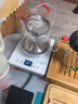 FUNORK全自动上水电热烧水壶玻璃烧水器茶台专用一体茶桌茶几保温泡茶具抽水电茶炉 1L 底部上水 - 白色 实拍图