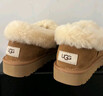 UGG秋季女士时尚舒适茸茸毛圈口平底休闲乐福鞋懒人毛毛鞋1119002 CHE | 栗色 38 实拍图