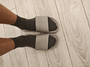 京东京造【糖果拖】拖鞋男士防滑轻便情侣防臭浴室拖凉拖鞋水泥灰42-43 实拍图