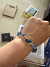 大英博物馆天鹅贵族棋盘糖心玛瑙蓝色轻奢手链女款手串送女生生日礼物 实拍图