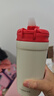 乐扣乐扣（LOCK&LOCK）翻盖小咖杯316保温保冷杯吸管直饮水杯子430ML红色情人节礼物 实拍图