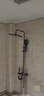 浪鲸恒温淋浴花洒套装钢琴花洒全套增压自洁沐浴器精铜浴室淋雨器 【枪灰恒温】智能数显 增压雨淋 实拍图