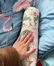 babycare婴儿安抚枕头宝宝多功能抱枕透气枕头6月-6岁-比奇角恐龙39*12cm 实拍图