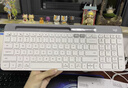 罗技（Logitech）时尚系列 K580 键盘 蓝牙键盘 办公键盘 无线键盘 便携超薄键盘 笔记本键盘 平板键盘 芍药白 实拍图