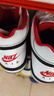 耐克（NIKE）官方舰店男鞋新款运动鞋AIR FLIGHT 89 AJ气垫缓震复古休闲篮球鞋 经典中帮白红黑 40 实拍图
