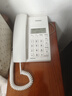 飞利浦(PHILIPS）电话机座机 固定电话 办公家用 免提通话 免电池 来电显示 CORD040白色  实拍图