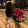 来一客情人节鲜花速递99朵红玫瑰花束生日礼物表白求婚全国同城配送 99朵红玫瑰女神款 实拍图