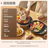 美的（Midea）电饼铛 电饼档 家用双面加热煎烤机烙饼专用锅 加大加深三明治机早餐机大尺寸烤肉抗菌电煎锅30J58 实拍图