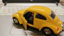 中精质造黄色复古甲壳虫儿童合金玩具车男孩大众小汽车模型仿真摆件回力车 1:36甲壳虫合金模型/1967复刻版 实拍图