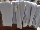 京东京造【高端140支】衬衫男长袖衬衫白衬衫秋季外套生日礼物 蓝色41 实拍图