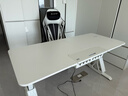 傲风【NiKo推荐】A4Pro电竞桌实木电动升降电脑桌办公桌国家补贴云白 实拍图