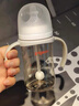 贝亲（Pigeon）自然离乳 PPSU重力球吸管双把手奶瓶 330mL 12月+ AA253 实拍图