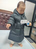 保姆鹅  【风墙】儿童羽绒服宝宝中长款护脸加厚外套保暖童装[NG2664] 石榴粉 110 实拍图