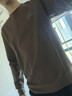 阿迪达斯卫衣男春季户外跑步运动套头衫防风保暖透气运动服 灰色/卡其 M 实拍图