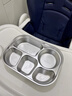 乐扣乐扣儿童餐盘分格盘316不锈钢幼儿园打饭餐具3-6岁宝宝家用吃饭盘 实拍图