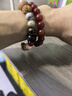 普陀山红玛瑙手串水晶玛瑙手链黄金足金转运珠情侣生日礼物 实拍图