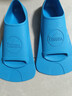 英发（YINGFA）游泳脚蹼 专业训练舒适自由泳浮潜提速助划软橡胶蛙鞋 彩蓝S码 实拍图