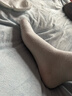 【舒适贴肤】袜子女月子袜中筒袜夏季薄款白色奶白黑色纯色堆堆袜 【随机不用挑】 2双 均码 实拍图