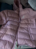 亚瑟士亚瑟士童装25年冬季儿童柔软舒适三防轻薄保暖羽绒服【高充绒量】 粉色 清洁度1000-鸭绒 130 充绒量70g 实拍图