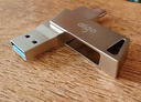 爱国者（aigo）128GB  Type-C USB3.2 手机U盘 U351高速读写款银色双接口手机电脑用 新升级读速高达220MB/S 实拍图