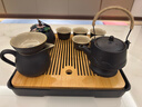 京东京造 茶具整套 功夫茶具陶瓷套装茶壶茶杯茶盘【黑陶提梁壶】 12件套  实拍图