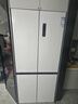 美菱（MeiLing）双系统零嵌冰箱510升十字冰箱四开门超薄冰箱底部散热节能主动除菌国家补贴BCD-510WSP9CZX雪域白 实拍图