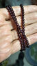 石玥珠宝收藏级4mm紫牙乌石榴石手链项链转运珠天然手串男女士款 水晶玛瑙 实拍图