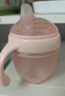 爱咔威（igroway）硅胶吸嘴杯IKV婴幼儿水杯吸管杯9个月大宝宝开学学饮杯 160ml 粉 实拍图
