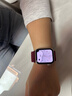 炫戴（XUANDAI）适用apple watch s10表带编织iWatch s9腕带磁吸音乐小狗苹果手表s8表带s7/s6/s5/se高级ultra配件 酒红色-笑脸 38/40/41/42表盘4~ 实拍图