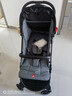好孩子（gb）小情书D619 0-3岁可坐可躺轻便遛娃车单手折叠婴儿推车 静谧黑 实拍图