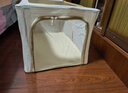 佳帮手收纳箱布艺折叠百纳箱衣服整理箱储物箱大窗 米色特大号 1只装 实拍图