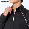 探拓（TECTOP）速干衣男户外立领透气跑步弹力长袖T恤反光骑行服035男黑色L  实拍图