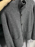 优衣库男女装souffle yarn舒芙蕾针织开衫/毛衣毛衫25新款480023 08 深灰色 2XL 实拍图