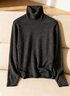 优衣库女装HEATTECH摇粒绒两翻领套头衫/长袖25秋冬新款479608 09 黑色 L /160/88A 实拍图