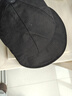回力（Warrior）帽子女大头渔夫帽显脸小大帽檐防晒鸭舌户外遮阳旅行百搭洋气帽子 黑色【优质棉】 均码 大小可调节 实拍图