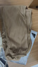 猫霓加绒裤子男冬季潮流宽松保暖束脚工装裤加厚九分运动休闲卫长裤 卡其-加绒加厚 XL【建议体重115-145斤左右】 实拍图