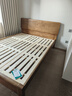 全友家居 轻奢实木功能床可调高床头带置物台双人主卧大床1.5米家具 实拍图