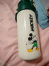 迪士尼水杯316不锈钢保温杯保冷杯600ML杯子双饮儿童水杯 24036绿米奇 实拍图