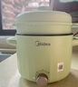 美的（Midea）电煮锅 泡面火锅宿舍小电锅 电蒸锅 多功能多用途电热锅 2.6L蒸煮一体XZE2066 配蒸笼【国家补贴】 实拍图