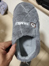 俞兆林棉拖鞋男女居家用室内简约保暖毛绒包跟防滑棉鞋 YI004 实拍图
