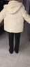 韩璐娇（hanlujiao）羽绒棉服女冬季2025新款韩版宽松学生小个子短款加厚棉衣棉袄外套 米白色 XL 【建议130-150斤】 实拍图