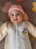 班杰威尔婴儿衣服秋冬季夹棉连体衣宝宝保暖哈衣爬服 保暖蓝色2件装 73码 实拍图