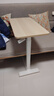宜家（IKEA）BOLLSIDAN波席当移动床边桌升降桌简易电脑桌书桌 笔记本支架白色/橡木纹 实拍图